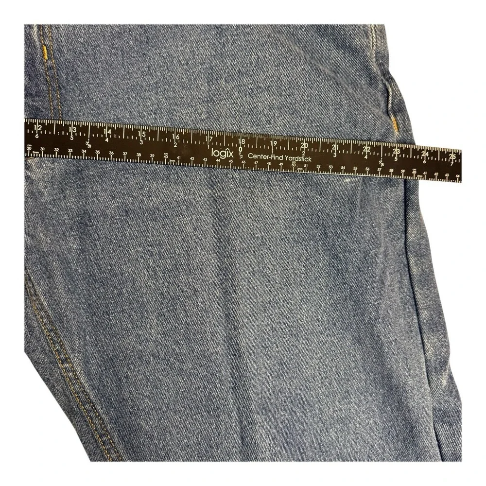 Berkley Jensen Flannel Lined Carpenter Jeans Cargo Pants Tool Pockets Mens 40x29